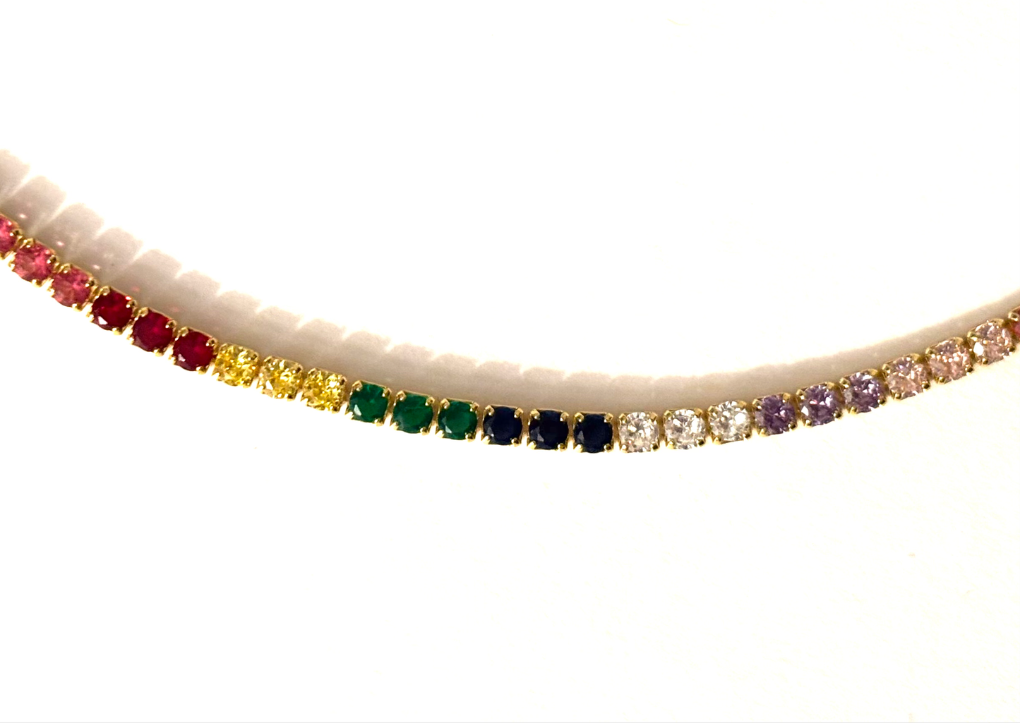 SPARKLY RAINBOW NECKLACE