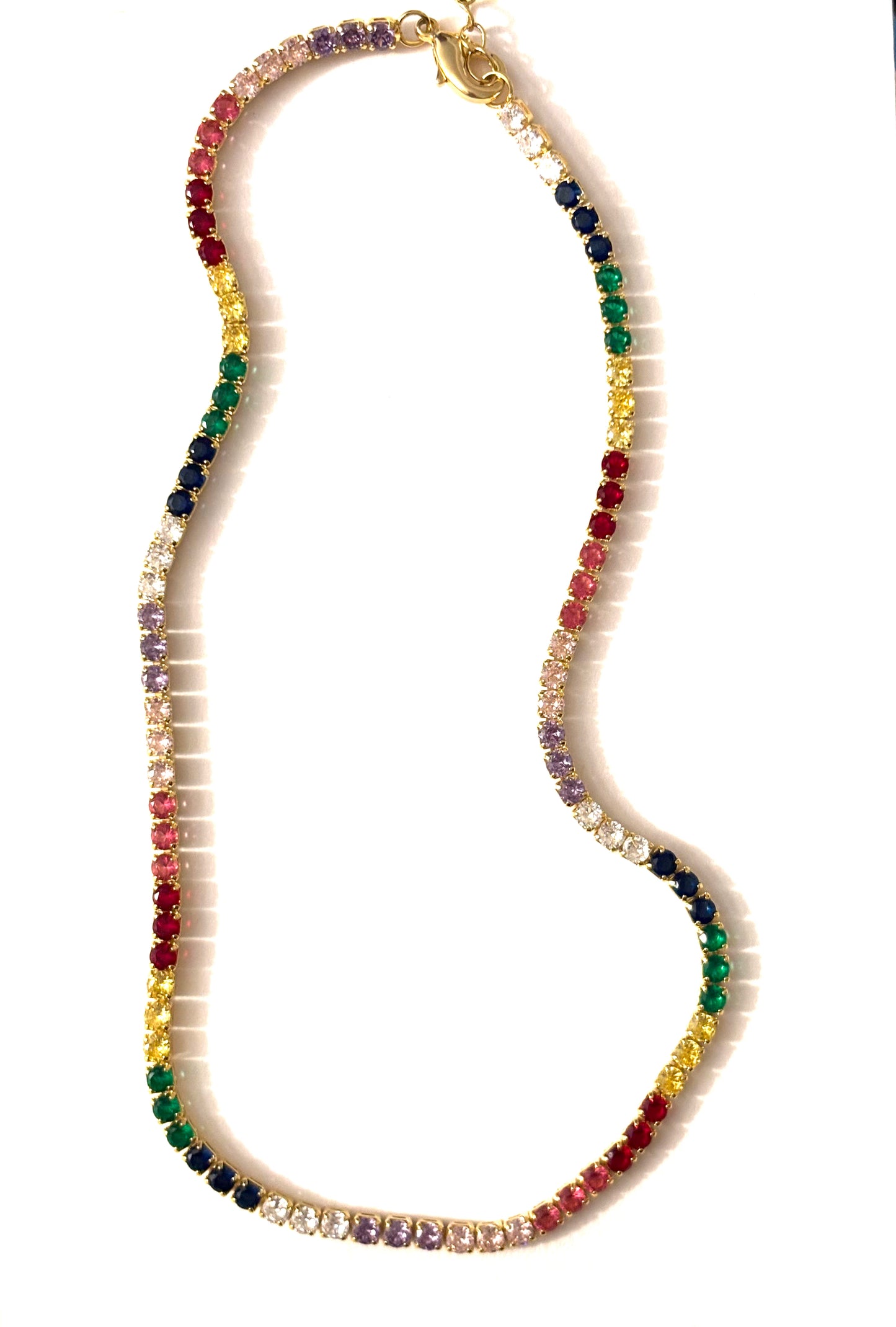 SPARKLY RAINBOW NECKLACE