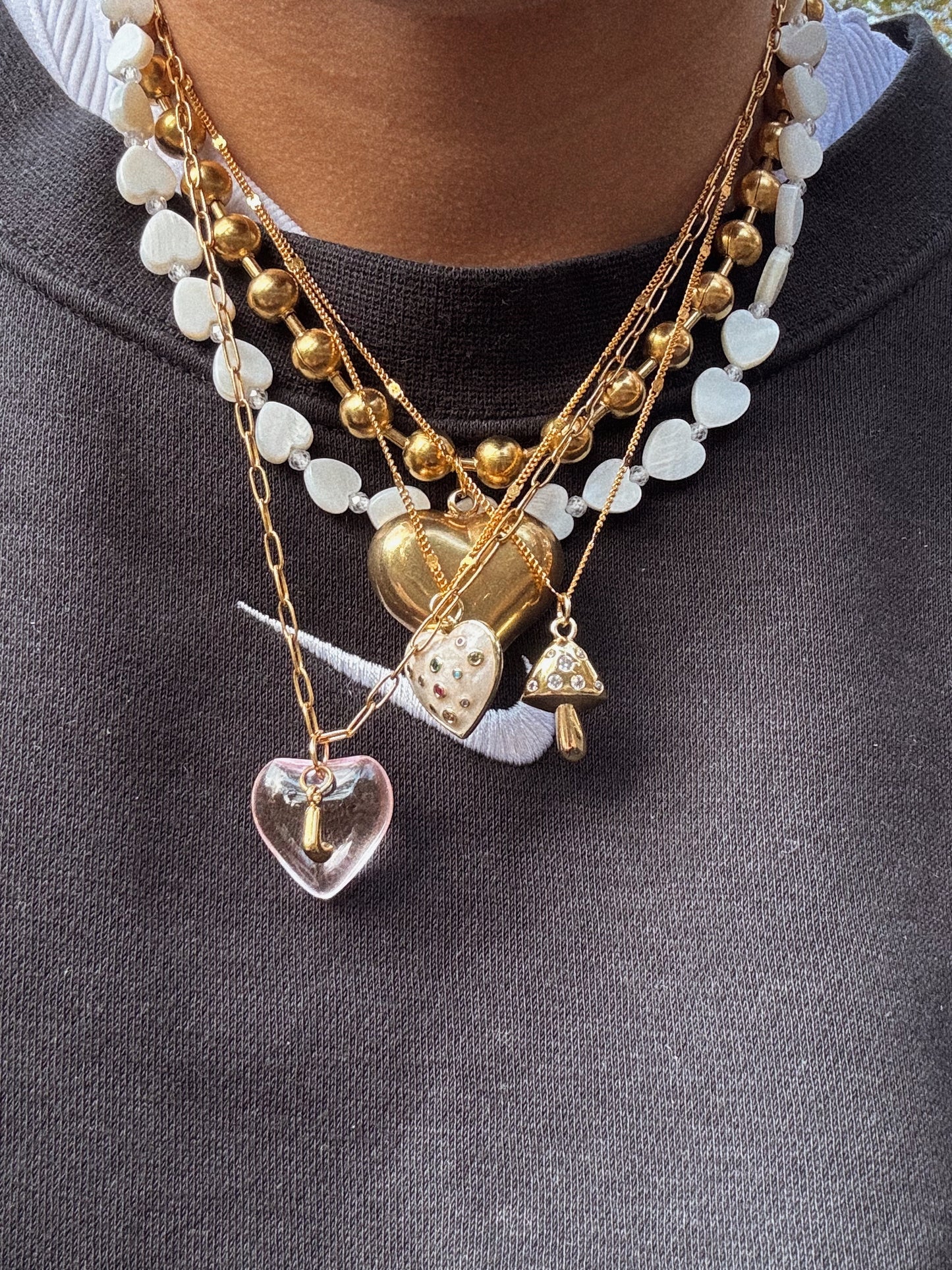 LOVE INITIAL NECKLACE